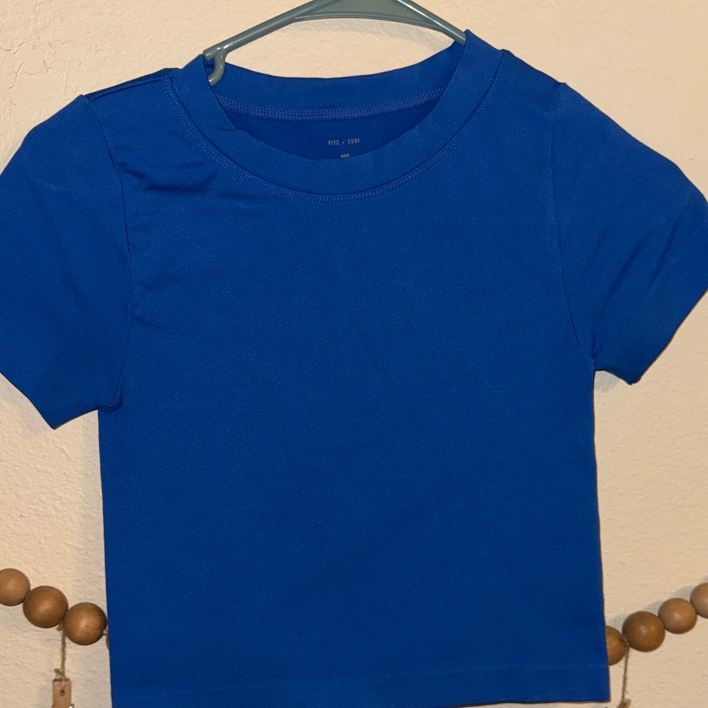 Blue Women's Crop Top